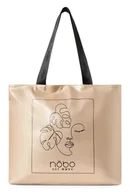 Torebki damskie - Shopperka Nobo z metalicznym wykończeniem - miniaturka - grafika 1