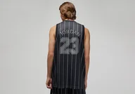 Koszulki męskie - Nike Air Jordan Essentials All Over Printed Jersey Black - miniaturka - grafika 1