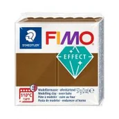 Masy plastyczne - Staedtler Masa termoutwardzalna Fimo Effect 57g brązowy - miniaturka - grafika 1
