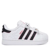 Buty dla chłopców - Sneakersy adidas Disney Superstar Ii Comfort Closure IH1744 Biały - miniaturka - grafika 1