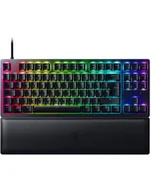 Klawiatury - D-E layout - Razer Huntsman V2 TKL, gaming keyboard Kolor: CZARNY, Razer Clicky Optical Purple - miniaturka - grafika 1