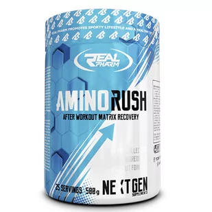 AMINO RUSH - aminokwasy - Real Pharm - 500g Strawberry watermelon - Aminokwasy - miniaturka - grafika 1