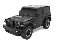 Zabawki zdalnie sterowane - Jeep Wrangler JL skala 1:24 Rastar 79500 samochód sterowany czarny - miniaturka - grafika 1