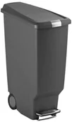 Dezynfekcja - Simplehuman Simplehuman Kosz na śmieci 40L SLIM szary CW1363 - miniaturka - grafika 1