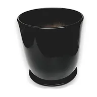 Donice - DONICA CERAMICZNA CZARNA JEDNOLITA 24 CM - miniaturka - grafika 1