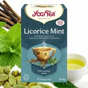 Herbata - Herbata Yogi Tea Licorice Mint - Lukrecja z miętą (17x1,8g) - miniaturka - grafika 1