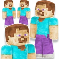 Maskotki i pluszaki - PLUSZOWA MASKOTKA MINECRAFT STEVE DIAMENTOWY 22CM MIĘKKA PRZYTULANKA Z GRY - miniaturka - grafika 1