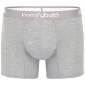 Majtki męskie - COMFYBALLS bokserki meskie LONG COMFYCELL grey melange - miniaturka - grafika 1