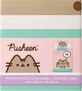 Komplet pościeli Carbotex 160 x 200 cm + POSZEWKA 70x80 PUSHEEN BAWEŁNA - Pościel dla dzieci - miniaturka - grafika 1