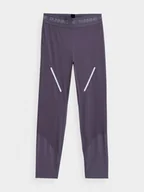 Spodnie sportowe damskie - Damskie legginsy do biegania 4F 4FSS22TFTRF016 - miniaturka - grafika 1