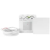 Sterowniki i przekaźniki - Regulator Temperatury Wifi Programowalny Mission Air Leo White + Czujnik Temperatury Ntc Termostat Smart Home - miniaturka - grafika 1