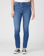 Spodnie damskie - Wrangler High Skinny Damskie Spodnie Jeansowe Jeansy Euphoria W27Hck43J-W27 L30 - miniaturka - grafika 1