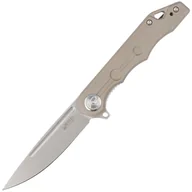 Noże - Nóż składany Kubey Knife Mizo Tan G10, Bead Blast AUS-10 by Tiguass (KU312H) - miniaturka - grafika 1