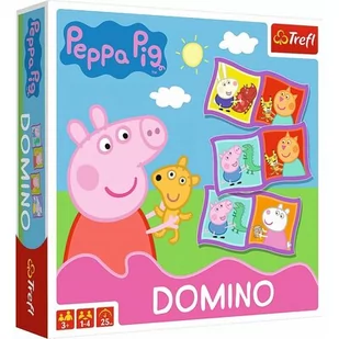 Trefl Gra Domino Peppa - Gry planszowe - miniaturka - grafika 1