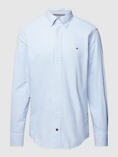 Koszule męskie - Koszula biznesowa ze wzorem w kratę - grafika 1