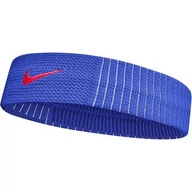 Tenis ziemny - Opaska tenisowa na głowę NIKE Dri-FIT Reveal blue - miniaturka - grafika 1