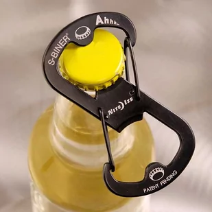 Nite Ize - S-Biner Ahhh Bottle Opener - Czarny - SBO-03-01 - Breloki - miniaturka - grafika 3