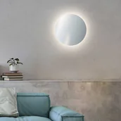 Lampy ścienne - Paul Neuhaus Kinkiet LED na baterię Puntua Ø 25 cm chrom - miniaturka - grafika 1