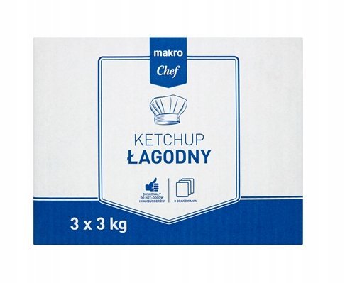 METRO Chef Ketchup łagodny 3 x 3 kg