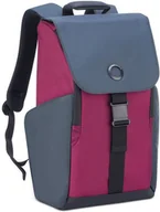 Plecaki - Plecak Antykradzieżowy Delsey Securflap 21L Burgundy - miniaturka - grafika 1