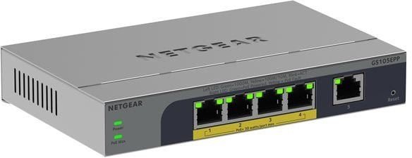 NETGEAR 5PT GB PLUS Switch W/ POE+ GS105EPP GS105EPP-100EUS