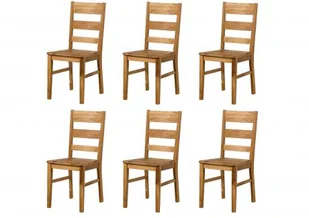 PADUA Krzesło komplet, 6 szt. #103 Dąb olejowany 36x53x94 cm - Krzesła - miniaturka - grafika 1