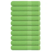 Ręczniki - vidaXL Ręczniki do sauny, 10 szt, zielone, 80x200 cm, bawełna 100% - miniaturka - grafika 1