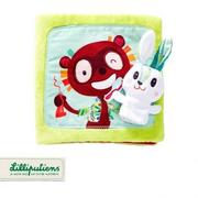 Zabawki interaktywne dla dzieci - Lilliputiens Książeczka wielofunkcyjna Little Rabbit Dentist 9782930417288 - miniaturka - grafika 1