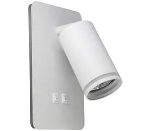 LED Kinkiet punktowy PARIS 1xGU10/10W/230V + LED/6W/230V biały - Lampy ścienne - miniaturka - grafika 1