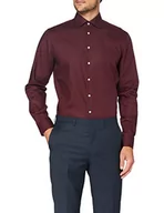 Koszule męskie - Seidensticker Koszula męska, czerwony (bordowy), 46 - miniaturka - grafika 1