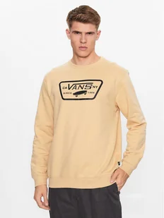 Vans Bluza Mn Full Patch Crew Ii VN0A45CI Beżowy Classic Fit - Bluzy męskie - miniaturka - grafika 1