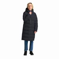 Płaszcze damskie - Damski płaszcz puchowy Jack Wolfskin FROZEN PALACE COAT W RDS dark navy - XS - miniaturka - grafika 1