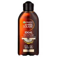 Balsamy i kremy do opalania - GARNIER Ambre Solaire Ideal Bronze Olejek Pielęgnacyjny Do Opalania 200ml - miniaturka - grafika 1