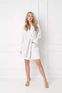 Bielizna nocna - Szlafrok Elly Grey Szary (Rozmiar XXL) - miniaturka - grafika 1