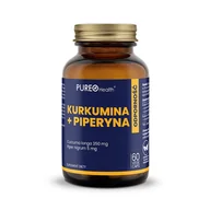 Stawy, mięśnie, kości - Pureo Health Kurkumina + Piperyna 60 Kapsułek - miniaturka - grafika 1
