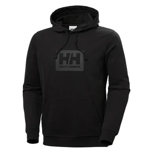 Męska Bluza HELLY HANSEN HH BOX HOODIE 53289_990 – Czarny - Bluzy męskie - miniaturka - grafika 1