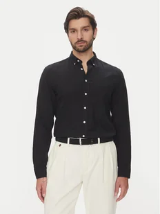 Lindbergh Koszula 30-203344B Czarny Relaxed Fit - Koszule męskie - miniaturka - grafika 1