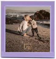Ramki na zdjęcia - Ramka na zdjęcie, kwadratowa 10x10 Light Violet - miniaturka - grafika 1