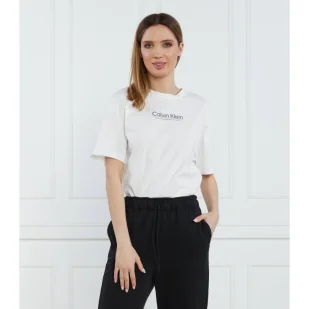 Calvin Klein T-shirt COORDINATES LOGO GRAPHIC T-SHIRT | Regular Fit - Koszulki i topy damskie - miniaturka - grafika 1