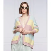 Swetry damskie - Liu Jo Kardigan APERTA | Relaxed fit | z dodatkiem wełny - miniaturka - grafika 1