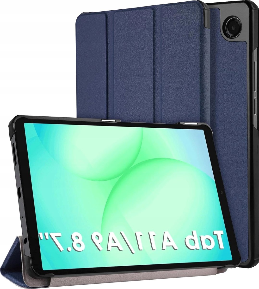 ETUI 213 CM NIEBIESKIE FUTERAŁ POKROWIEC SKÓRZANY OCHRONNY SMART