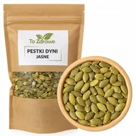 Ziarna i nasiona roślin strączkowych - PESTKI DYNI 500g jasne łuskane snow white naturalne jakość To Zdrowe - miniaturka - grafika 1