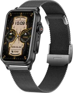 Smartwatch - Rubicon RNCF06 Czarny Stalowy - miniaturka - grafika 1