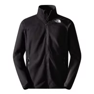 Bluzy sportowe męskie - Bluza The North Face 100 Glacier Full-Zip Fleece 0A855XJK31 - czarna - miniaturka - grafika 1