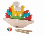 Układanki dla dzieci - Plan Toys Układanka "Balansująca łódka" - 3+ - miniaturka - grafika 1