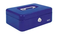Sejfy i kasy pancerne - Eagle Kasetka na pieniądze 8878 S 77x157x207mm niebieska 120-1031 - miniaturka - grafika 1