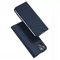 Etui i futerały do telefonów - Dux Ducis Skin Pro kabura etui pokrowiec z klapką iPhone 14 Max niebieski - miniaturka - grafika 1