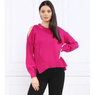 Swetry damskie - DKNY Sweter | Regular Fit - miniaturka - grafika 1