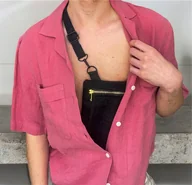 Nerki - Płaska saszetka podróżna ciemny jeans - miniaturka - grafika 1