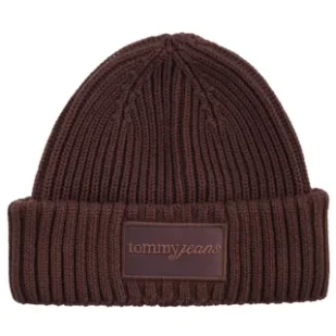Czapka Tjw Script Beanie AW0AW17909 GS7 (TH1405-b) Tommy Hilfiger - Czapki damskie - miniaturka - grafika 1